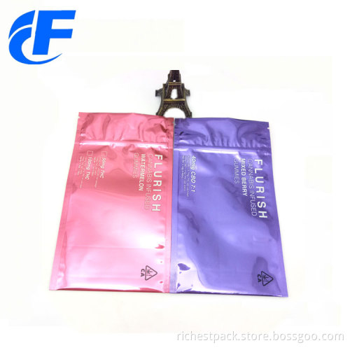Aluminum Foil Smell Proof Mylar Ziplock Bags